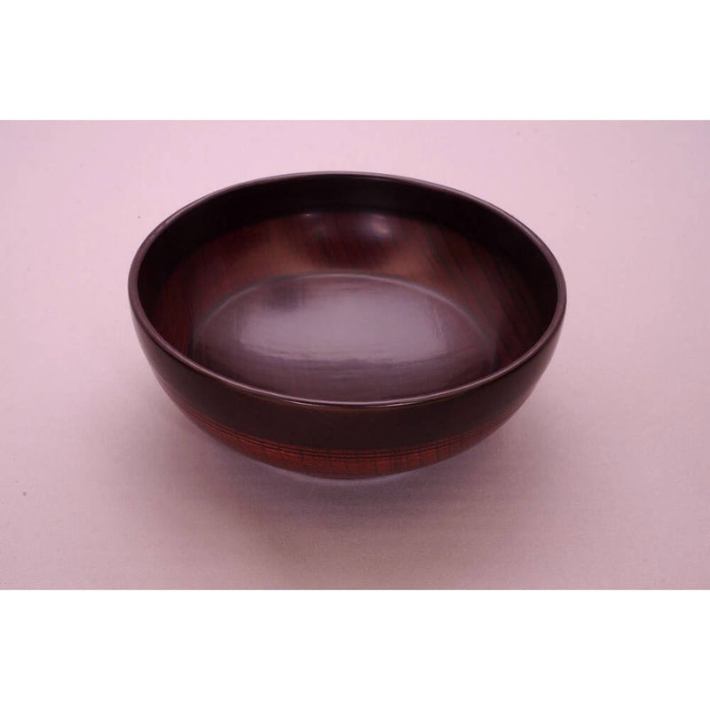 Japanese lacquerware all natural handmade Kijiro urushi lacquer round bowl front view