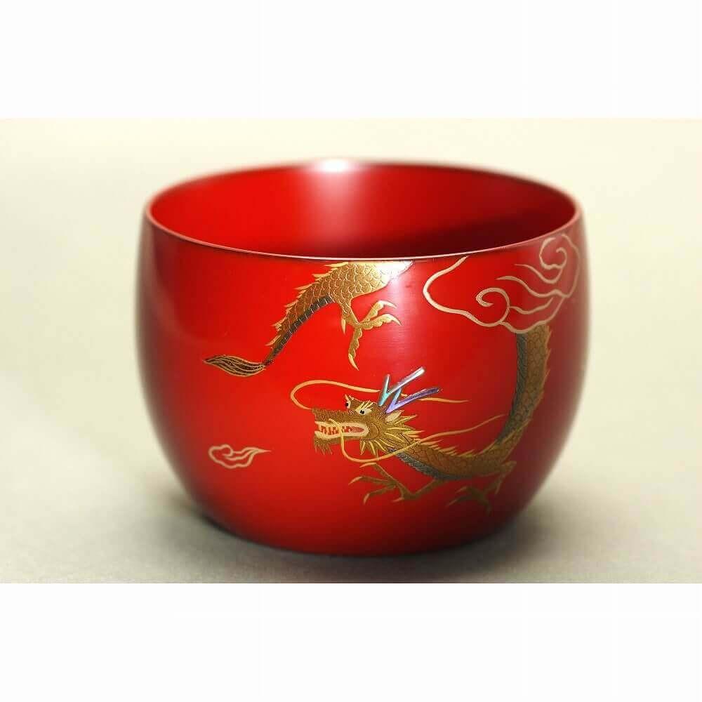 Guinomi Ryu 龍 sake cup Wajima Lacquerware 輪島塗 – Fine Japanese