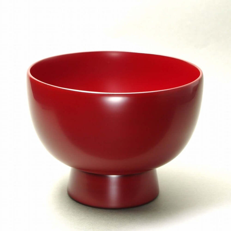 Wajima-nuri Large Bowl Gouroku-wan Shu (輪島塗 合鹿椀 本朱) Fine Urushi Lacquerware Kogei Styling
