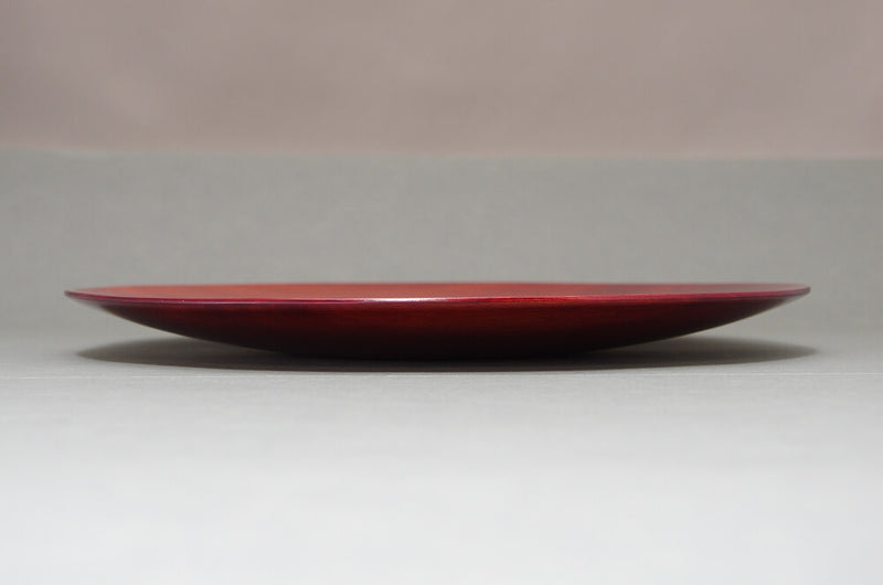 Medium flat plate (Sunset Red)浅盛皿 中