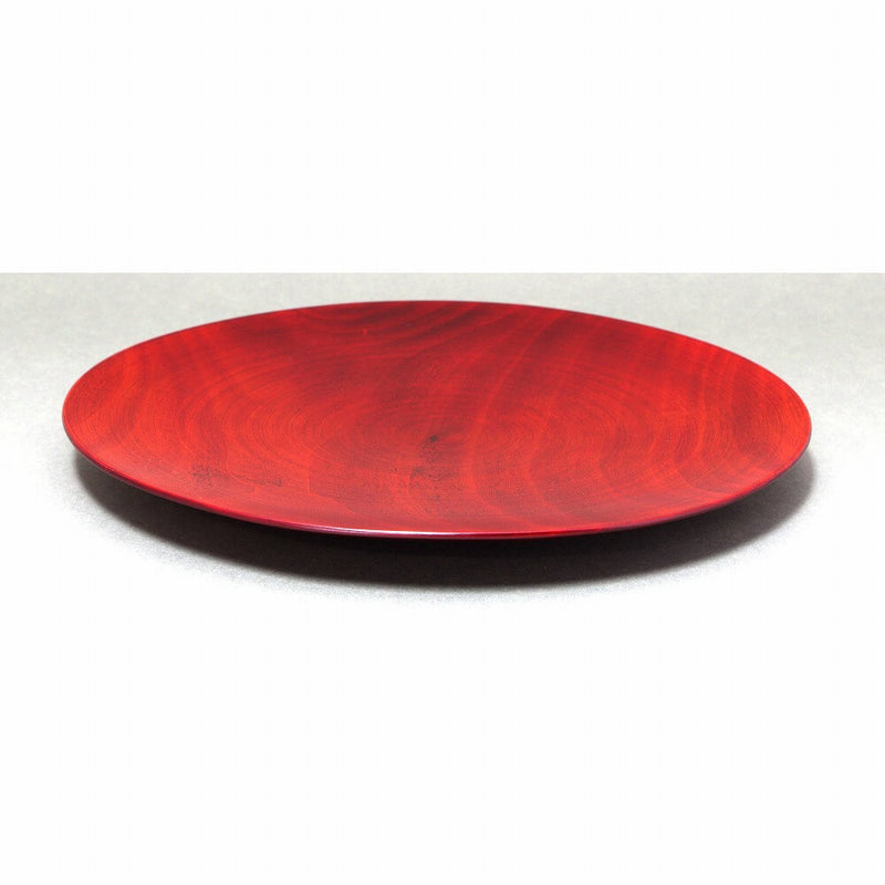 Medium flat plate (Sunset Red)浅盛皿 中