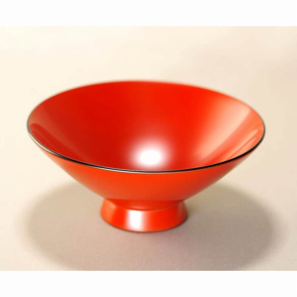 【極美品・未使用】盃SAKAZUKI/neru design works Negoro Sakazuki Sake Cup 根来盃 — Wajima-nuri Urushi Lacquerware